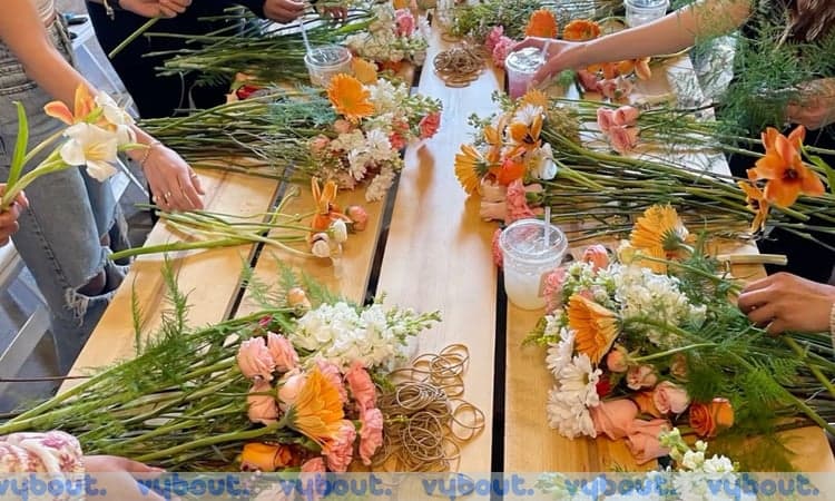 (Girls Only) Flower Bouquet Making workshop at HUVU Cafe Indiranagar